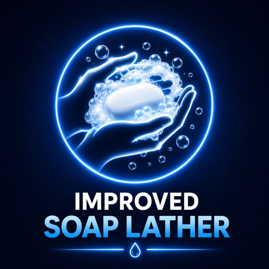 No limescale stains